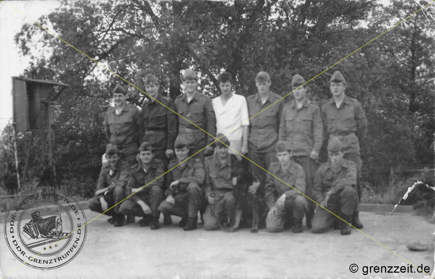 2.Zug mit St.Zf Fw. Fricke, Gruppenführer und Soldaten